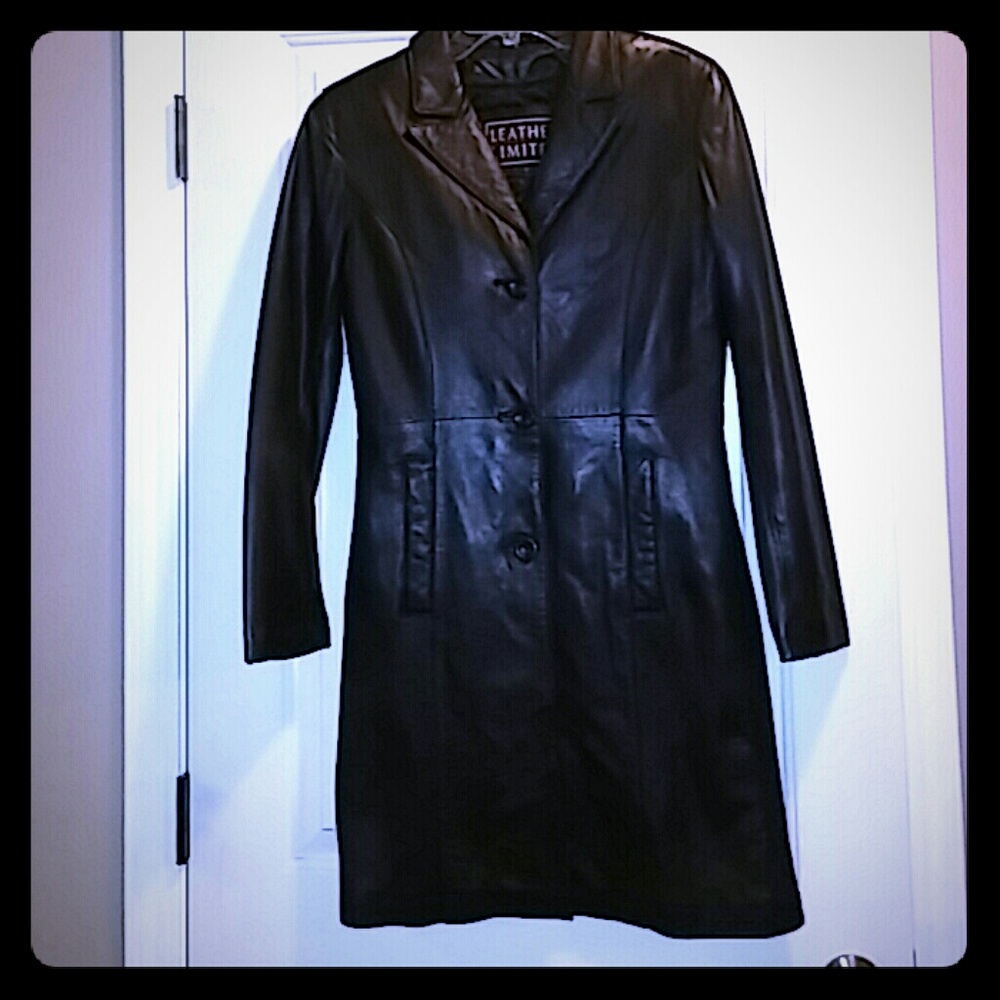 Leather Trench Coat